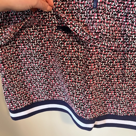 NWT J.Crew Speckled Jacquard Anorak & Biker Shorts SET - Picture 5 of 11